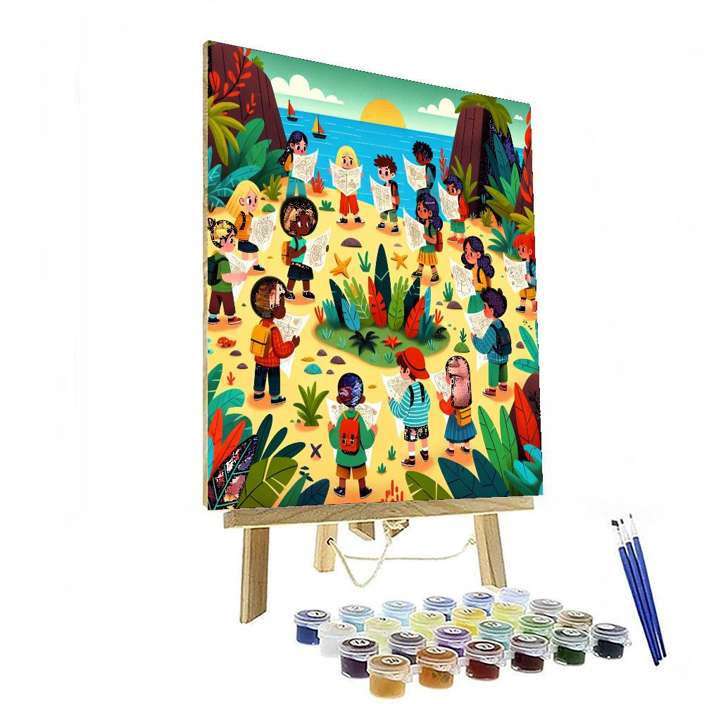 Mystery Island Paint By Numbers Art