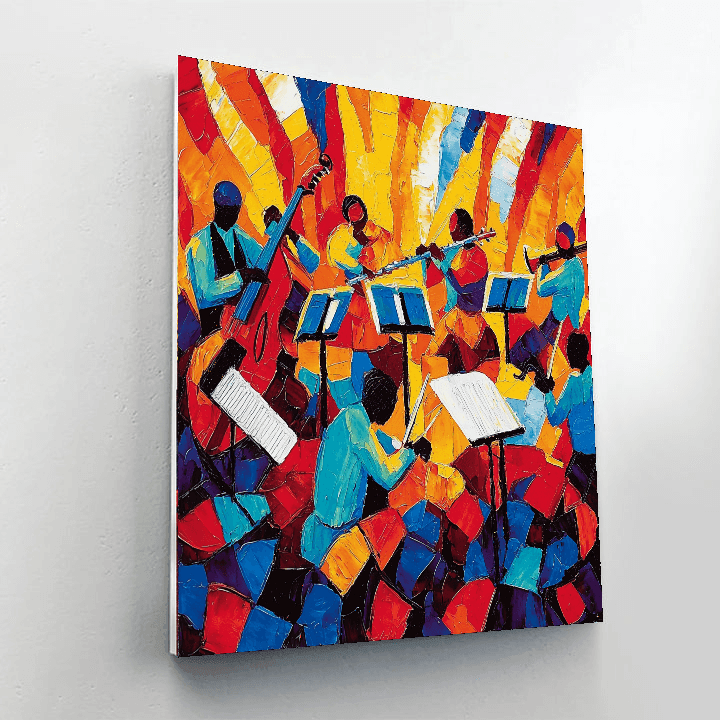 Henri Matisse Inspired Musical Moments  DIY Paint By Numbers