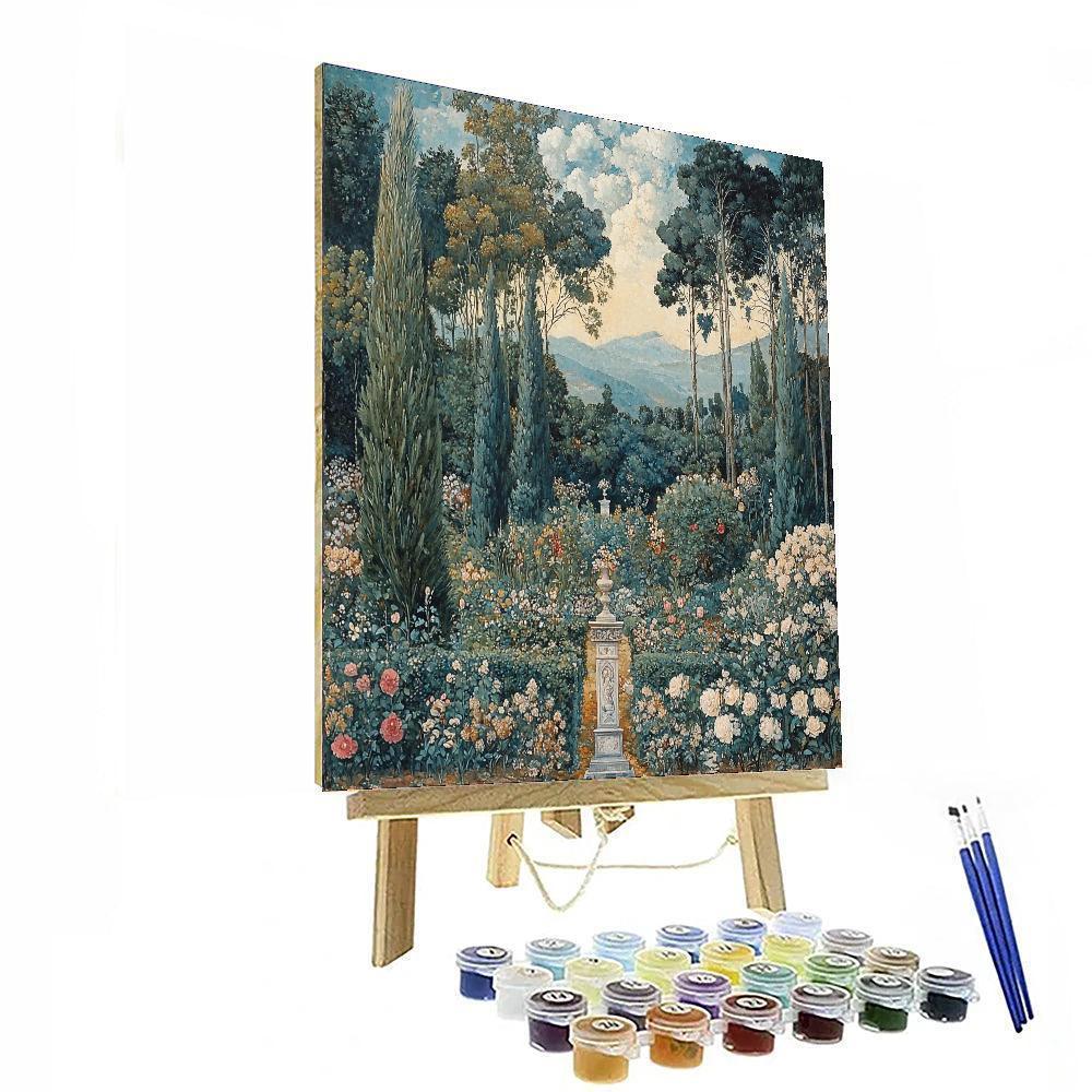 Sandro Botticelli Inspired Renaissance Garden Fantasy  Paint By Numbers