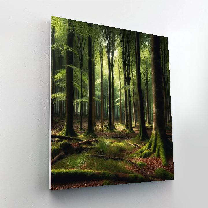 Forest's Silent Majesty Painting By Numbers Kit
