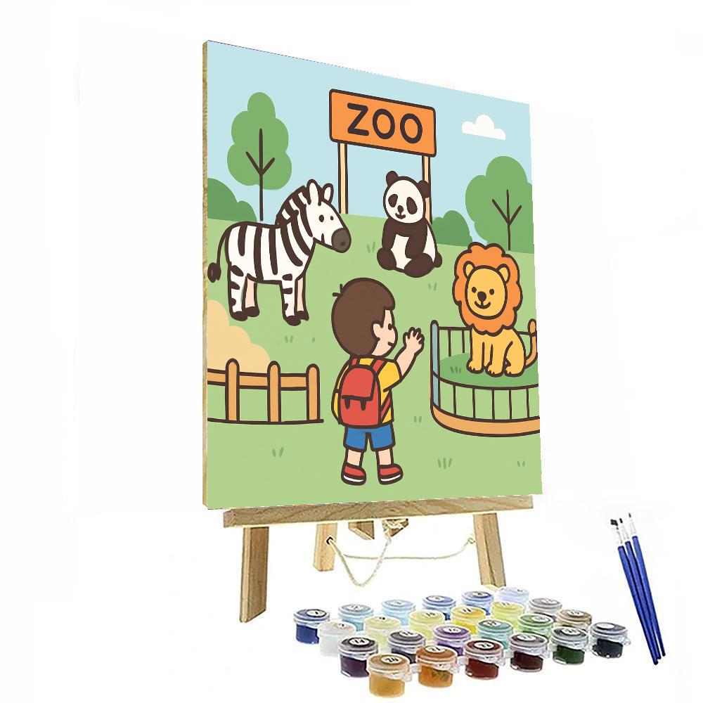 Zoo Adventure Exploration Paint By Numbers