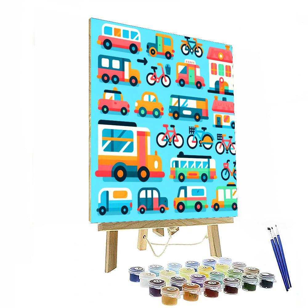 City Transport Discovery Paint By Number