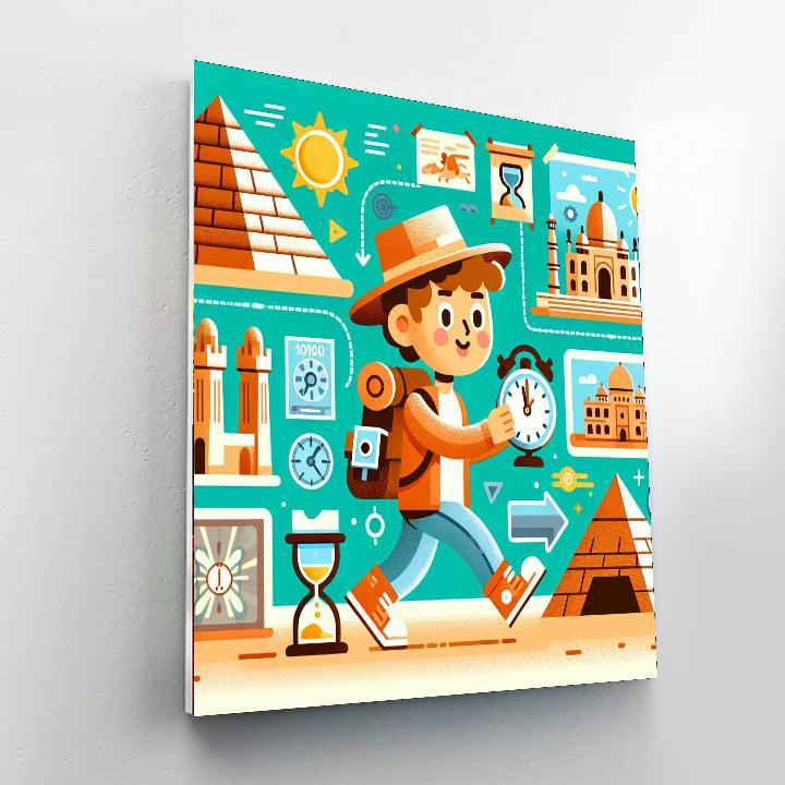 Historical Time Traveler Numbered Painting Kits