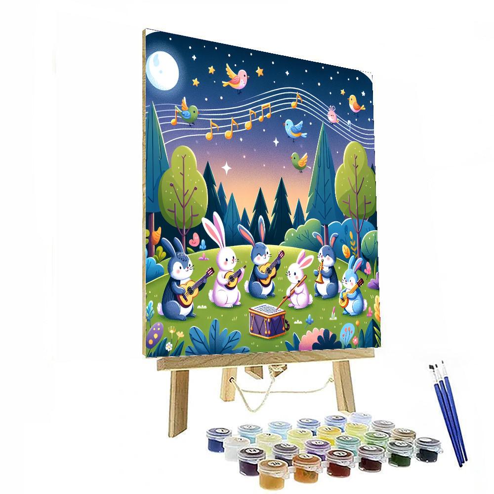 Magical Meadow Musicians Paint By Numbers Art