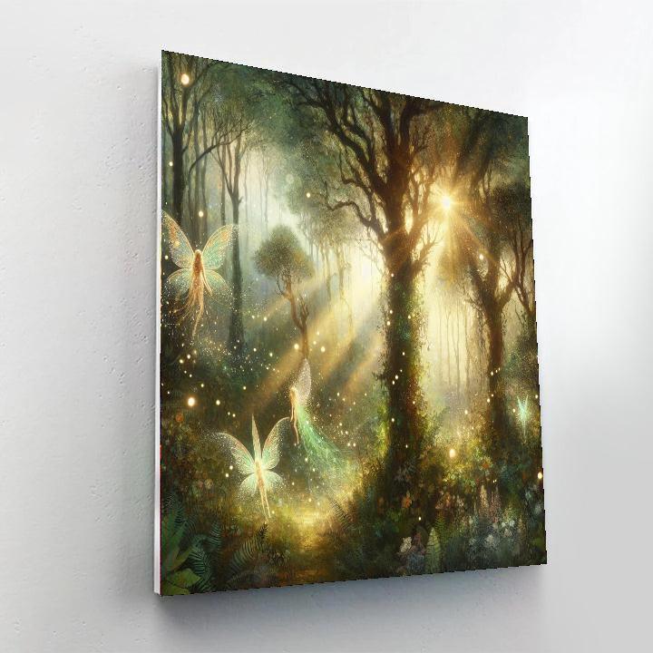 Fairy's Woodland Whispers DIY Paint By Numbers