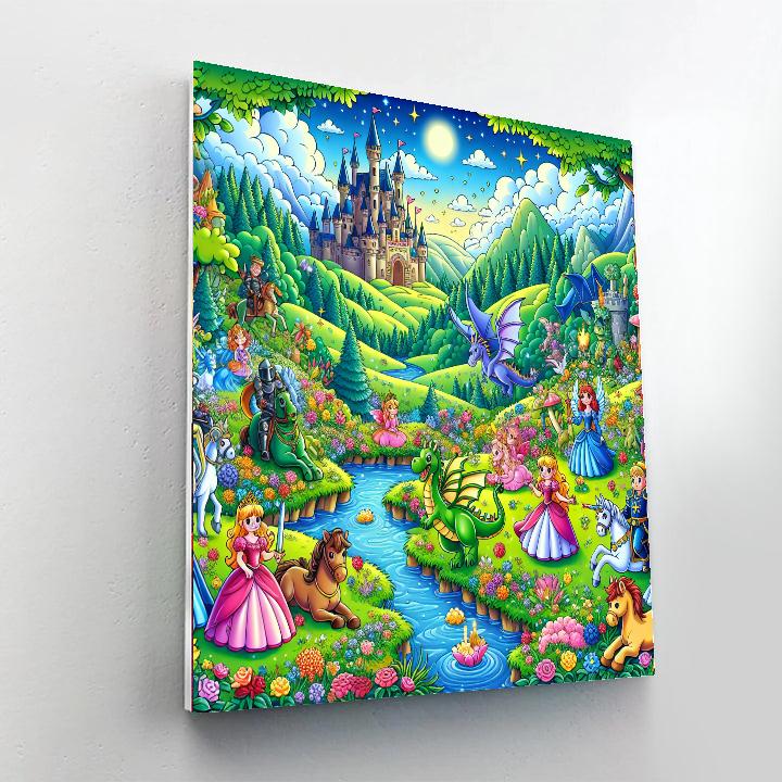 Magical Fairytale World Paint By Number