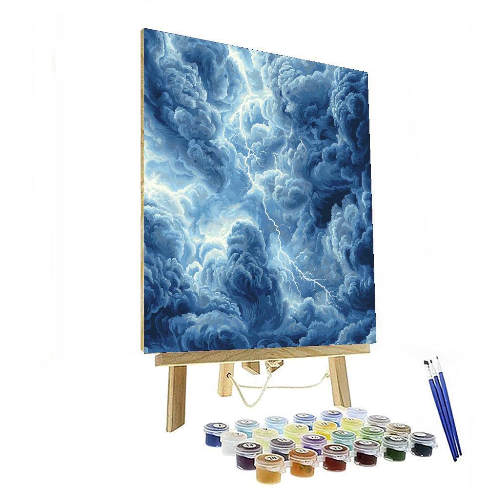 Michelangelo Inspired Sculpted Storm  Paint By Number