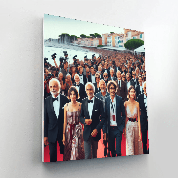 Cannes Film Festival - Cannes Paint By Numbers Art