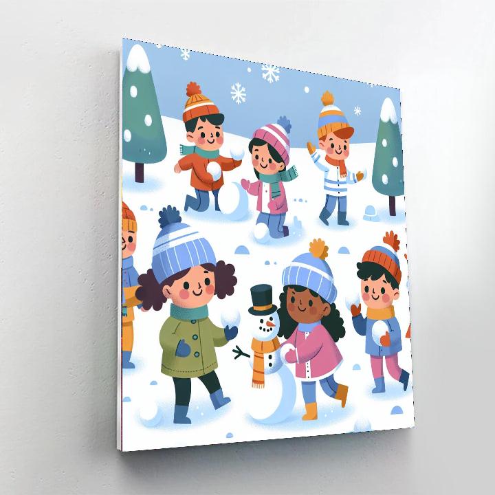 Winter Magic Numbered Painting Kits