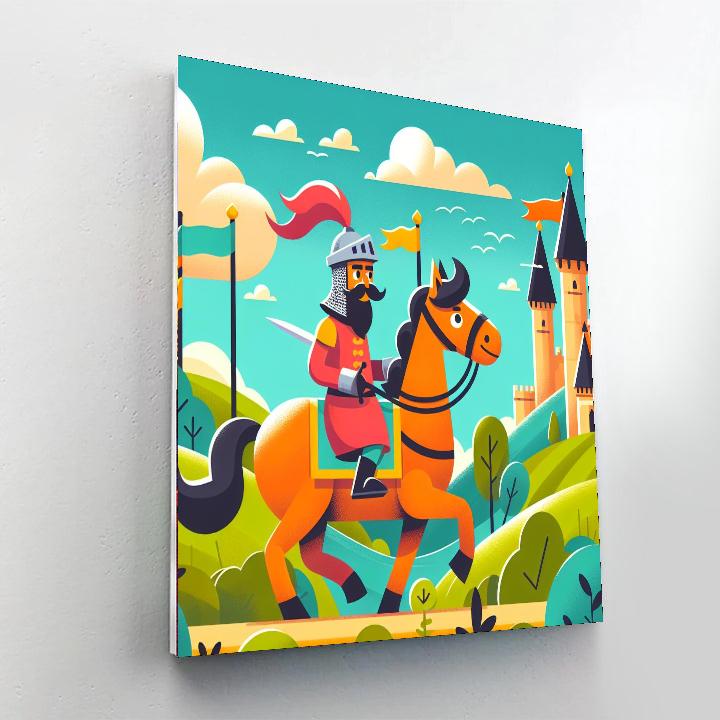 Knight's Quest For Honor DIY Paint By Numbers