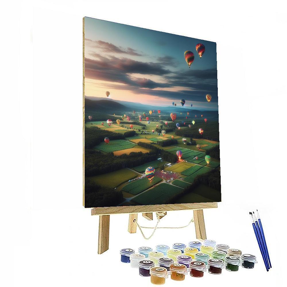 International Balloon Festival Of Saint-jean-sur-richelieu - Canada Number Painting