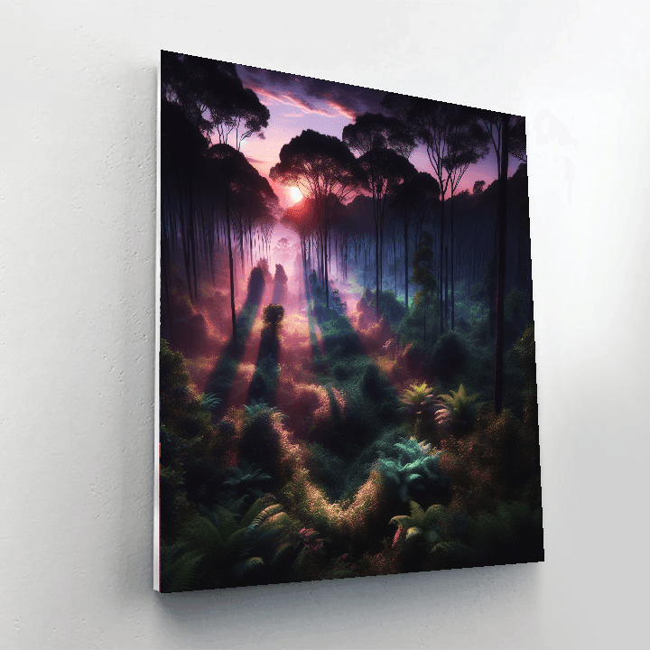 Forest Twilight Numbered Painting Kits