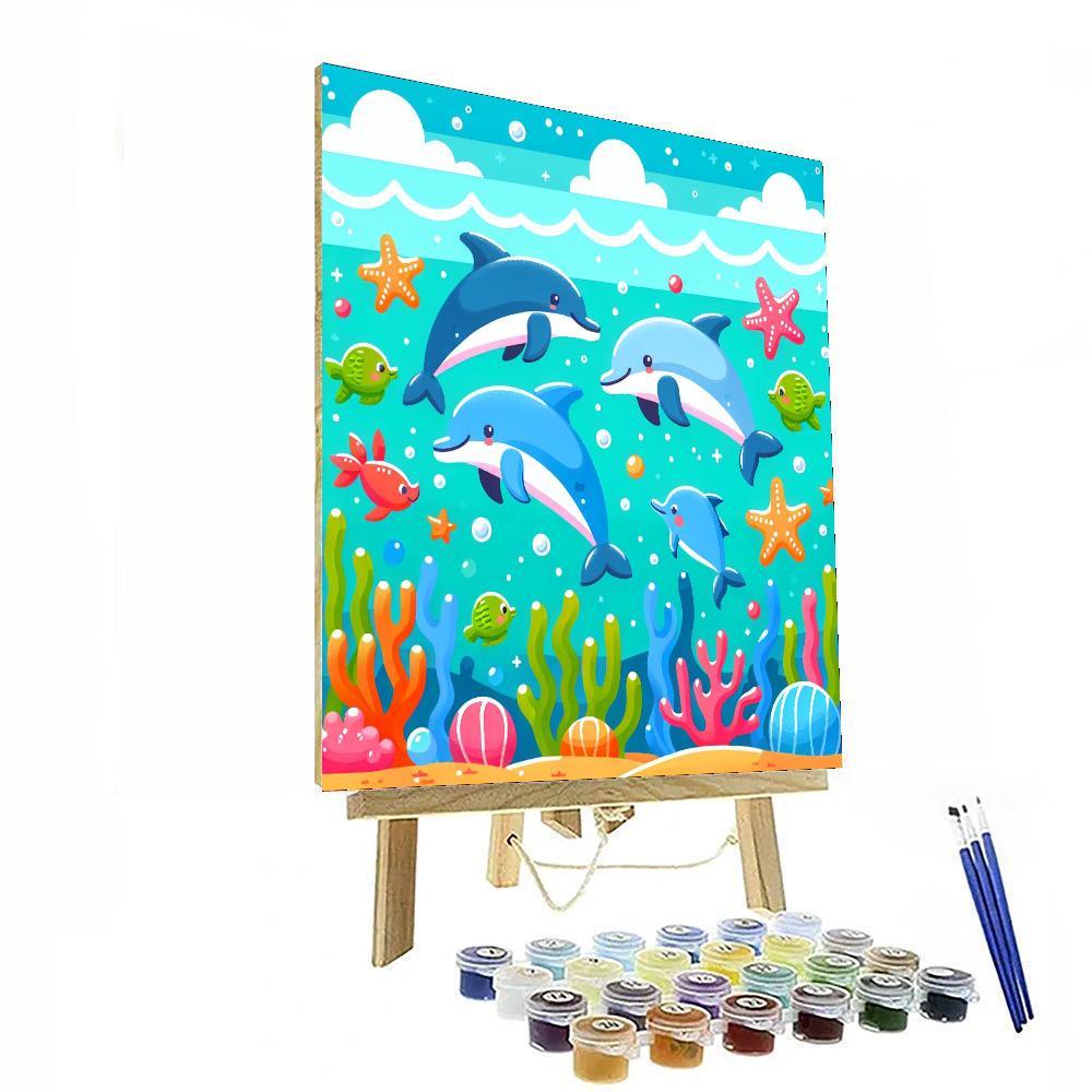 Undersea Friends Paint By Numbers Art