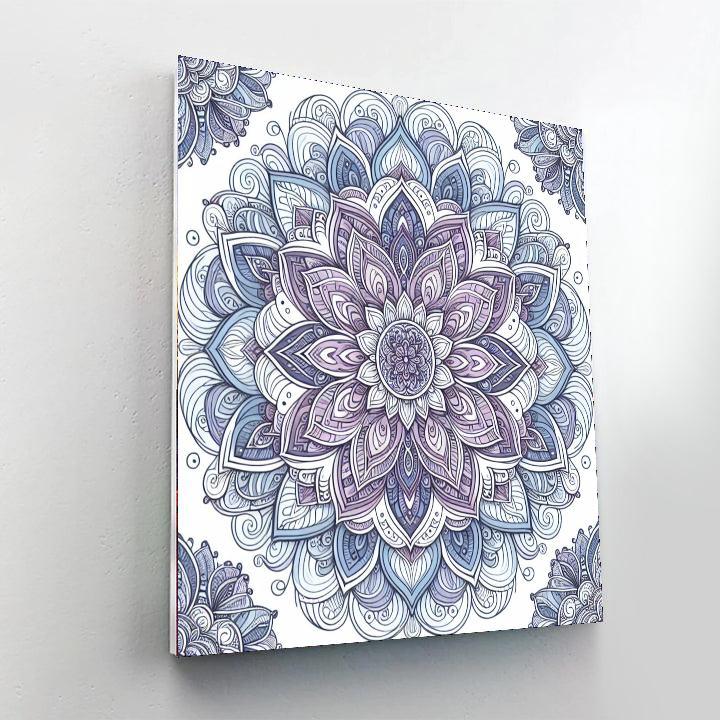 Intricate Mandala Calm DIY Paint By Numbers