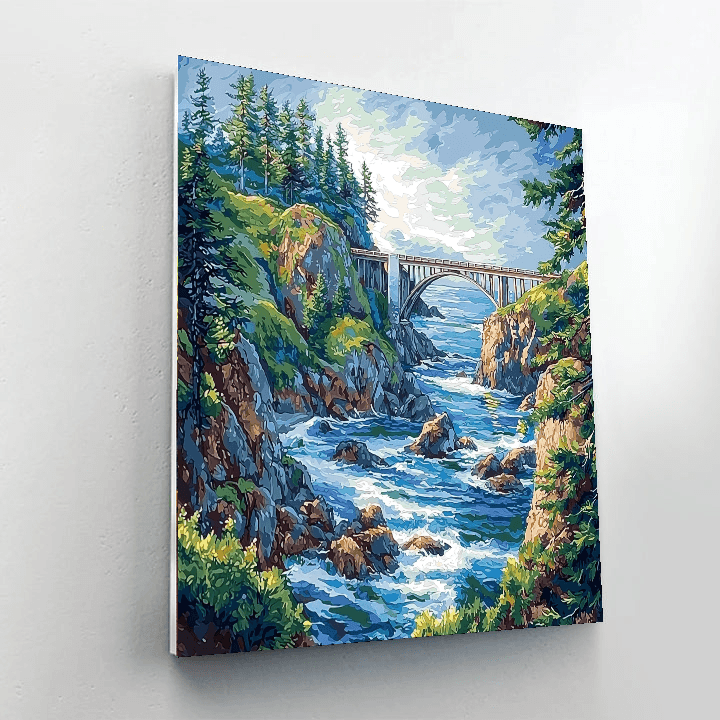 Deception Pass State Park - Washington, Usa Paint By Numbers Kits