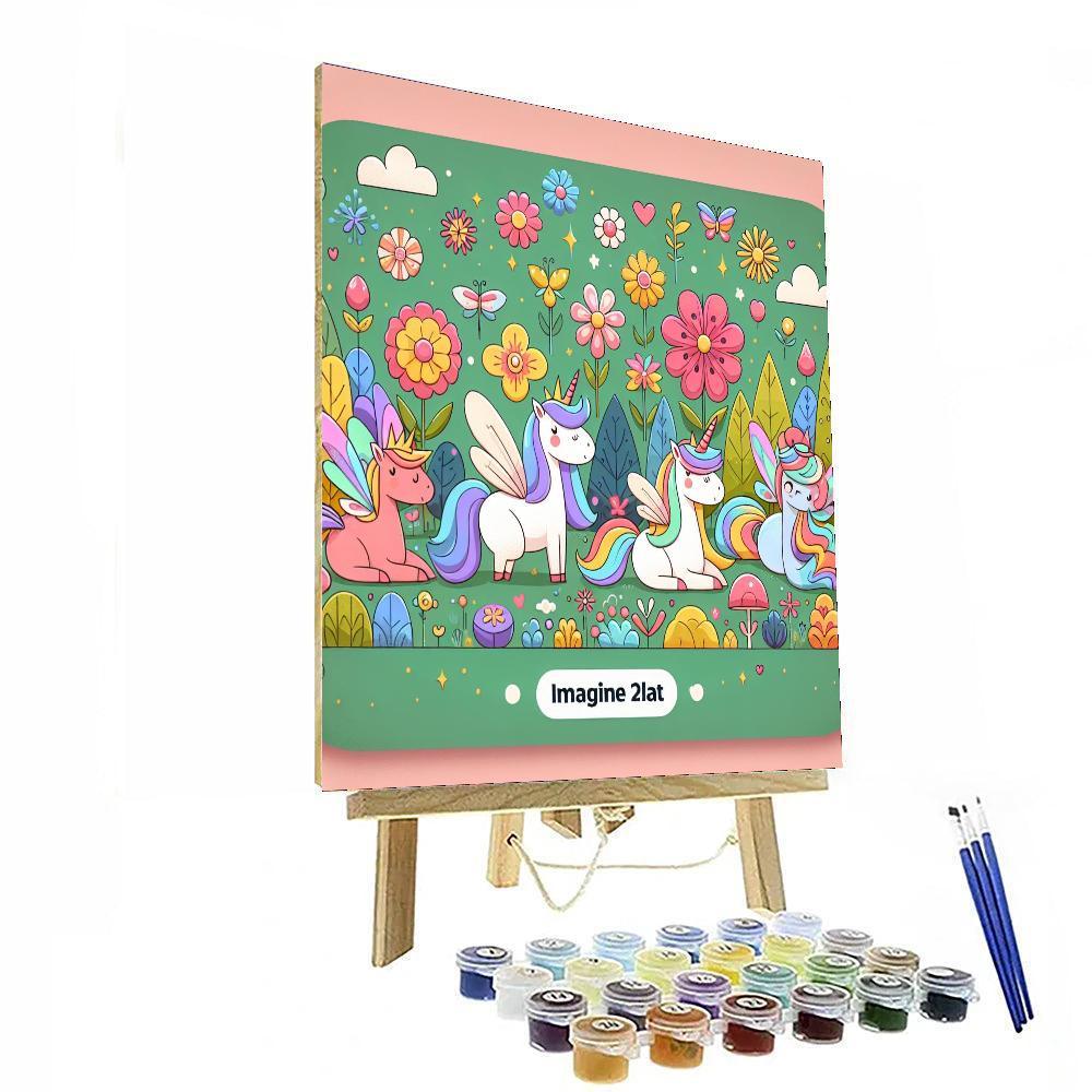 Garden Of Magical Dreams Paint By Numbers Art