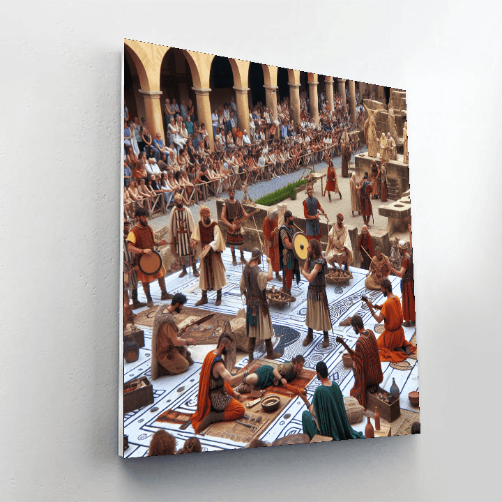 International Festival Of Ancient Art Number Painting