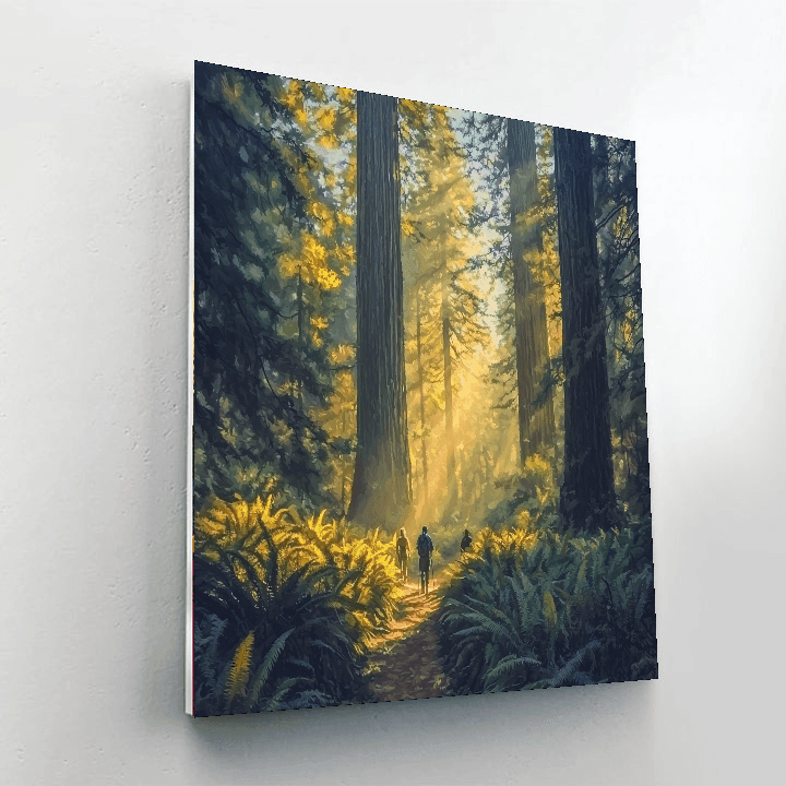 Redwood National And State Parks Painting By Numbers Kit