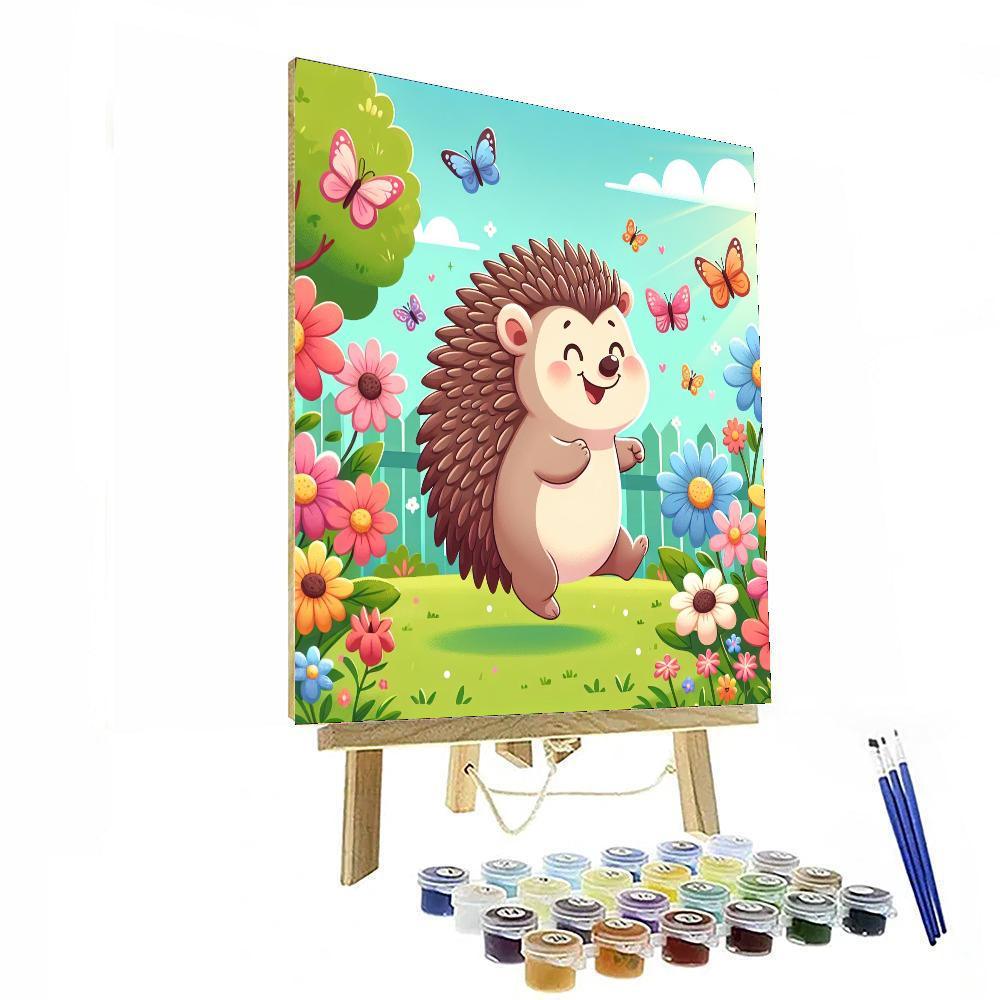 Adventurous Hedgehog Trail Paint By Numbers
