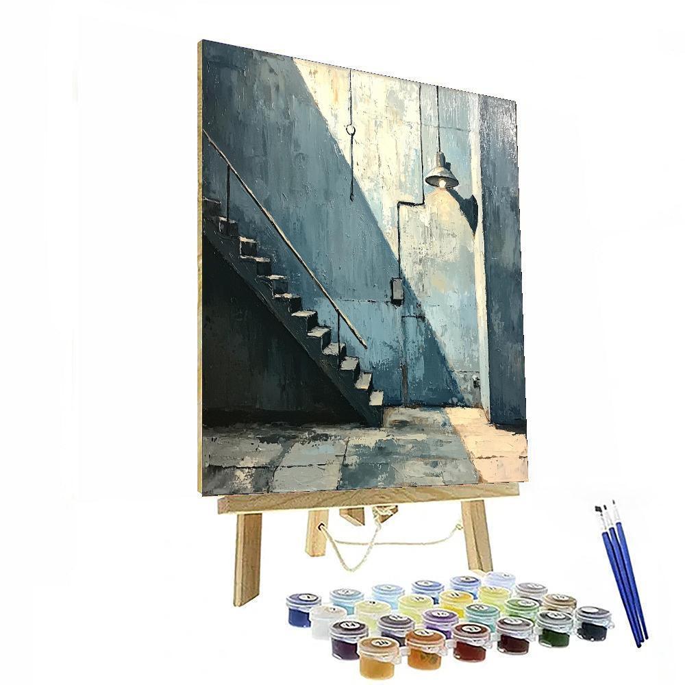 Edward Hopper Inspired Industrial Revolution Remix  Paint By Color