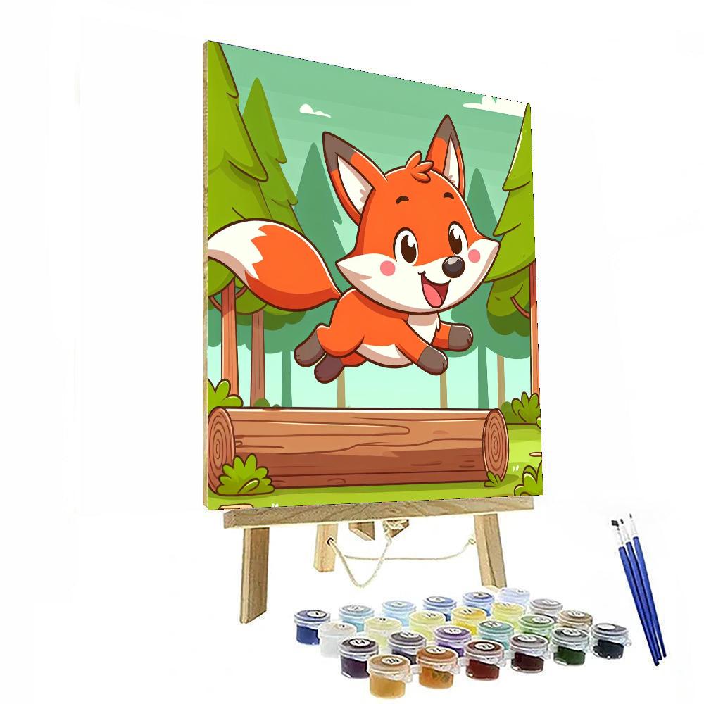 Frolicsome Fox Numbered Painting Kits