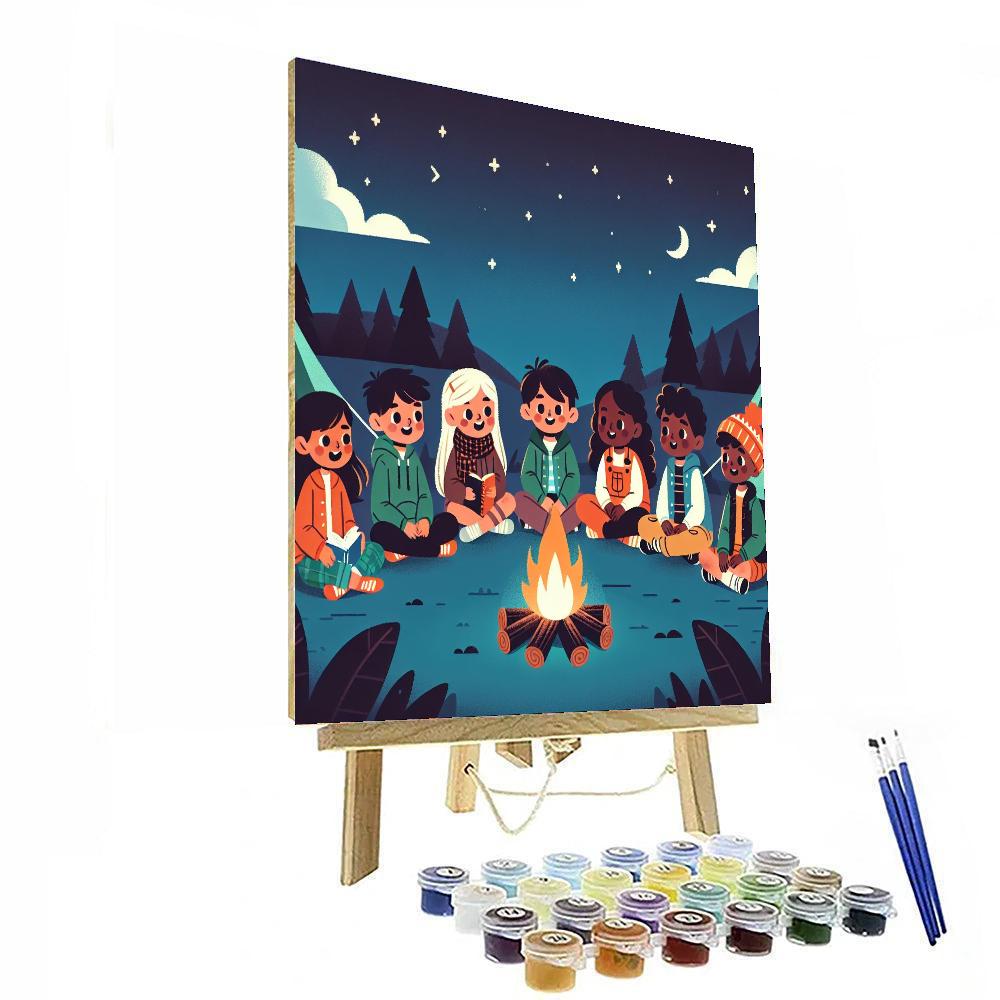 Starlit Storytime Safari Painting By Numbers Kit