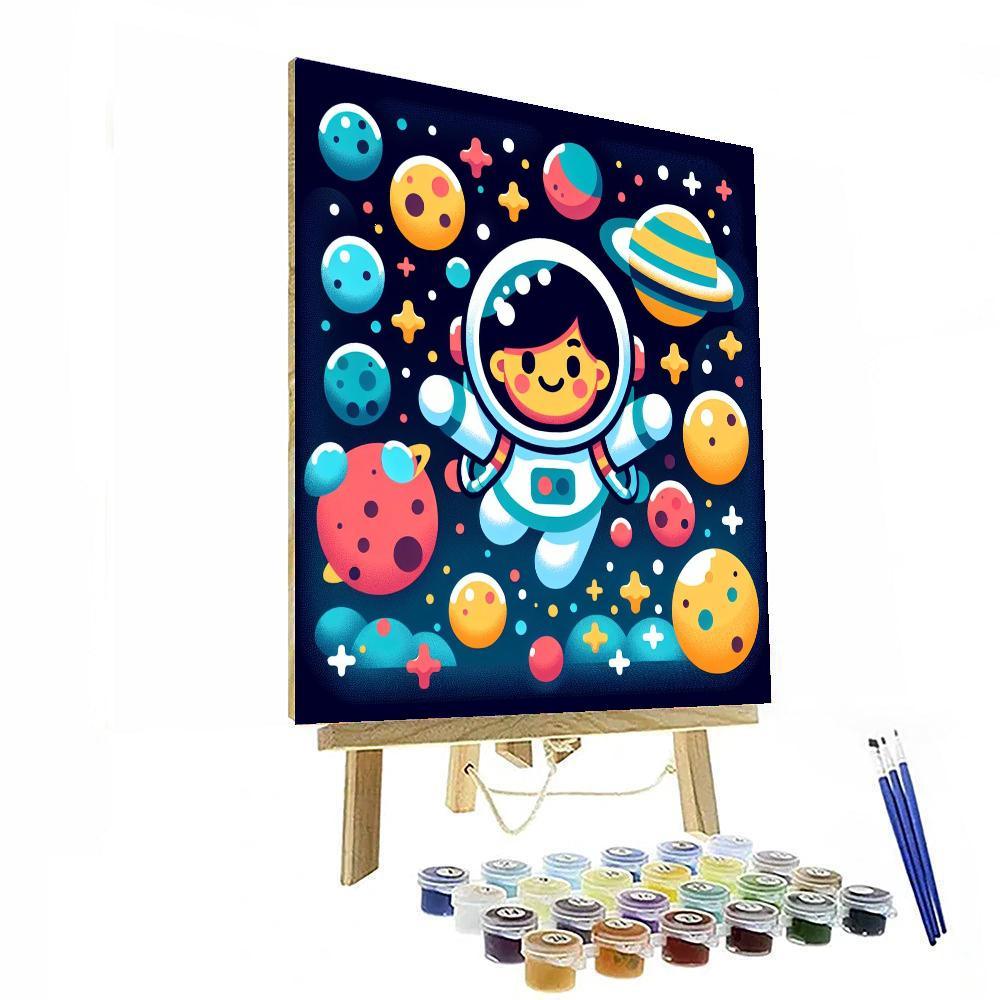 Galactic Star Explorer Painting By Numbers Kit