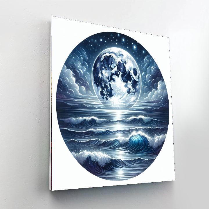 Mystical Lunar Tides Paint By Color