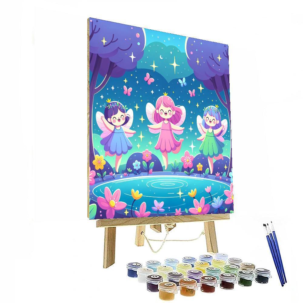 Mystical Fairy Pond Paint By Numbers