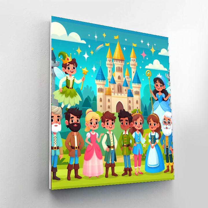 Magic Kingdom Fairytale Paint By Numbers Kits