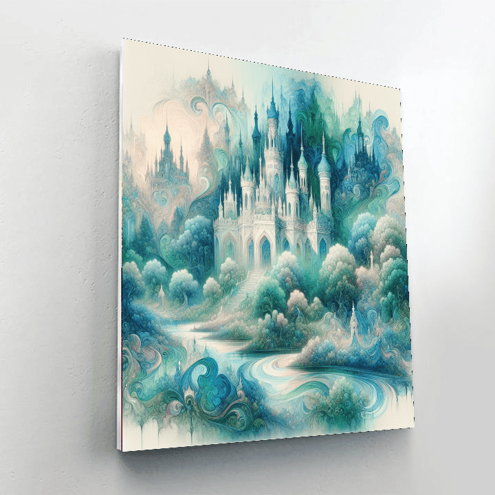 Fairy Tale Castle Dreams Painting By Numbers Kit