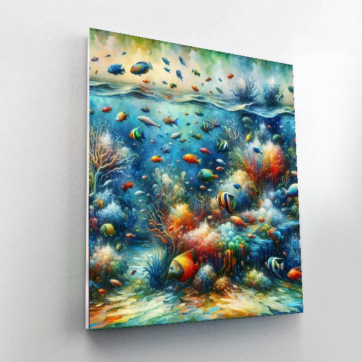 Under The Ocean Numbered Painting Kits