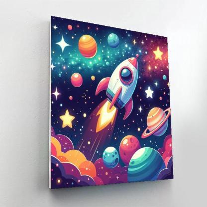 Starlit Galaxy DIY Paint By Numbers
