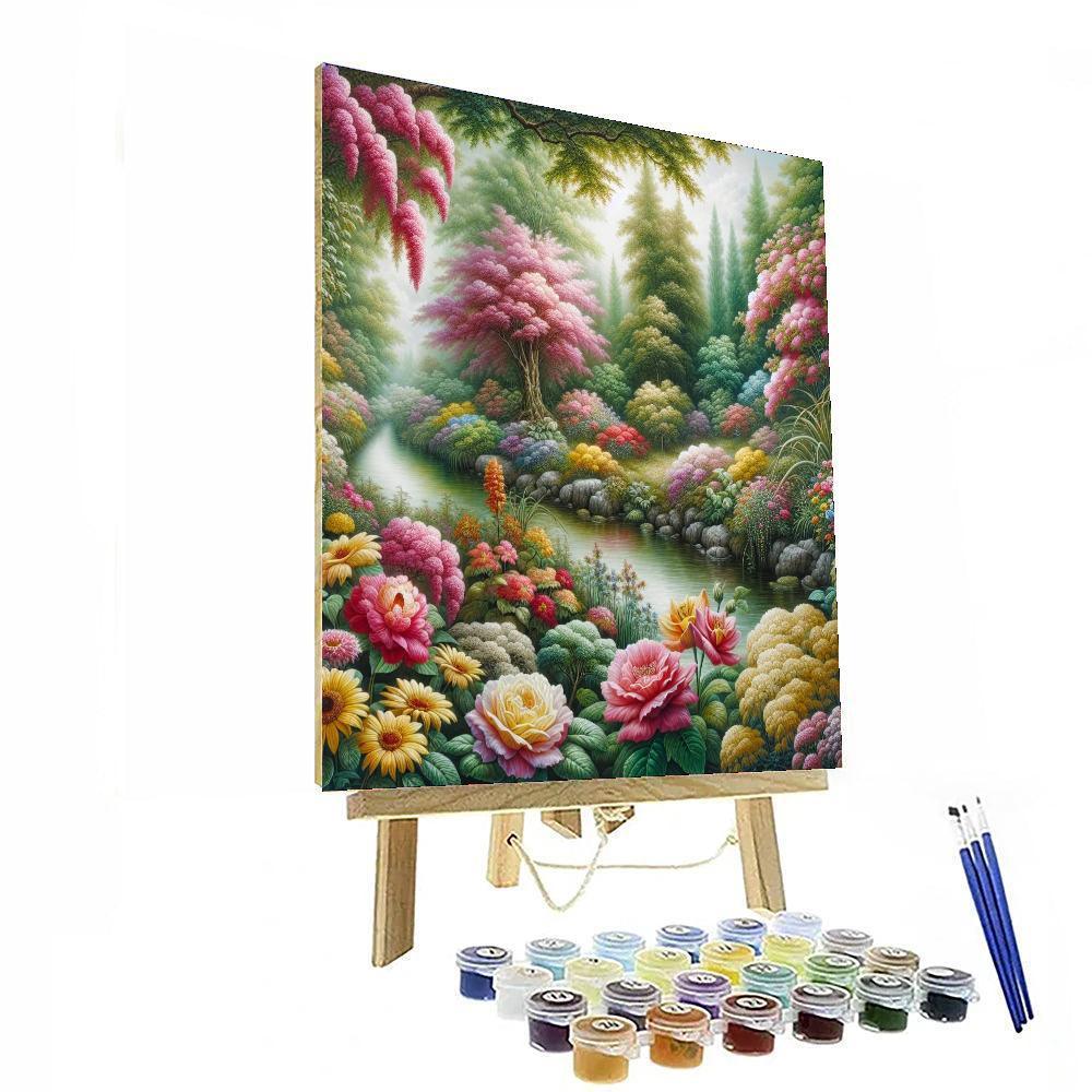 Captivating Garden Landscape - DIY Painting By Numbers Kit – Artistry Rack