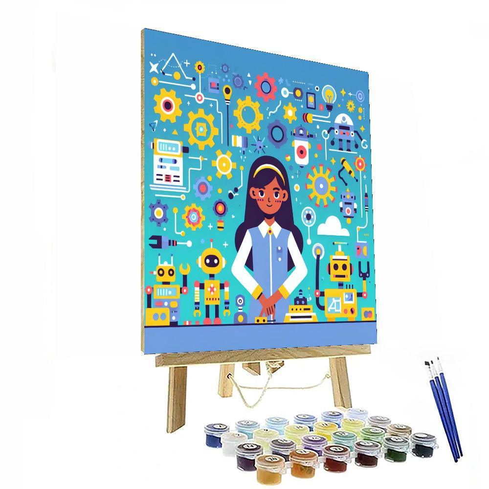 Robot Inventor's Adventure Paint By Color