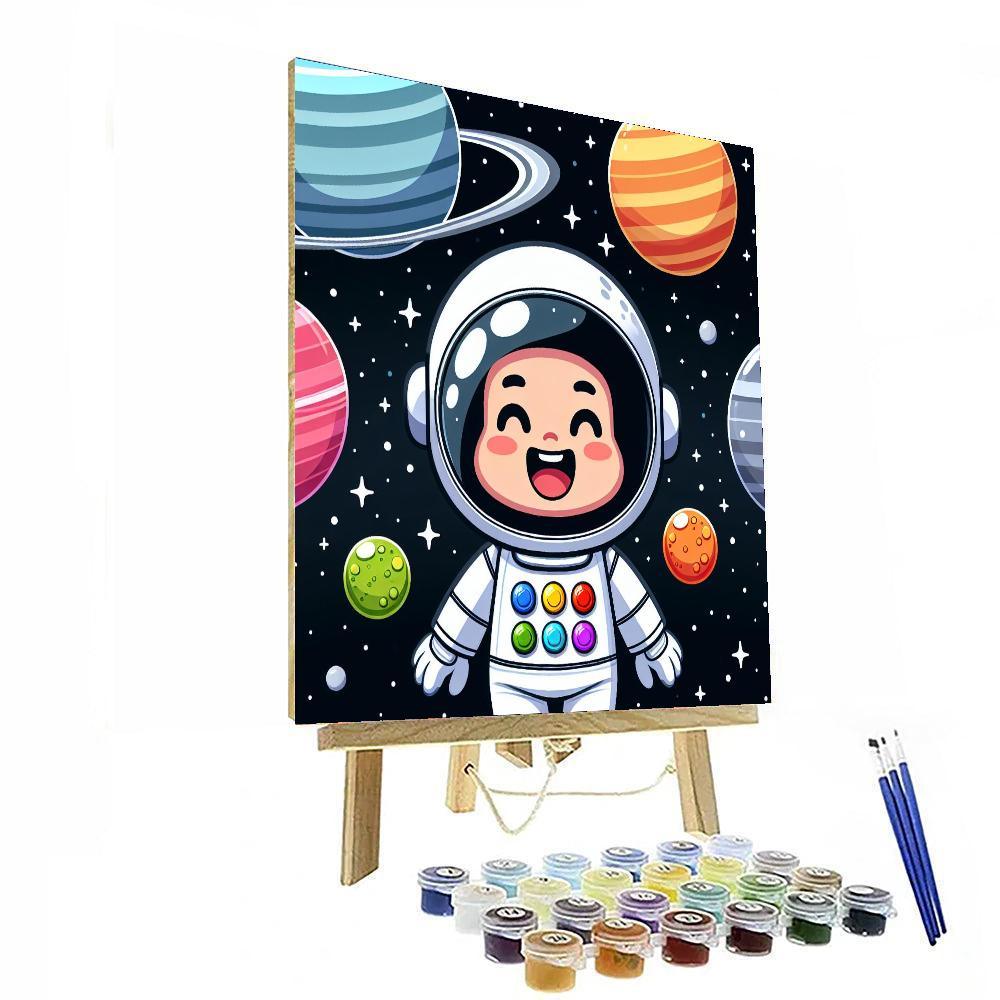 Galactic Galaxy Getaway Painting By Numbers Kit