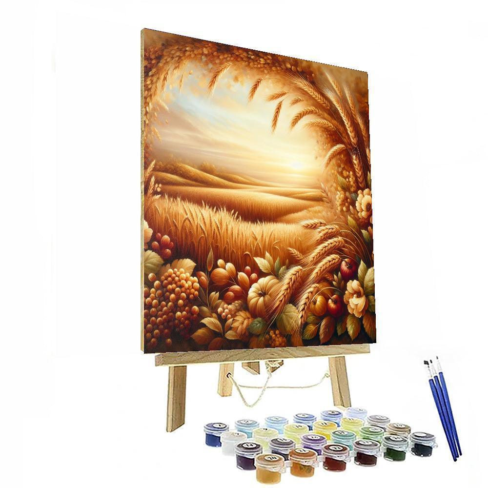 Golden Harvest Glory Paint By Numbers