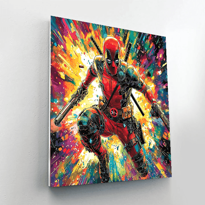 Ryan Reynolds: Unleashing The Wit Of Deadpool Numbered Painting Kits
