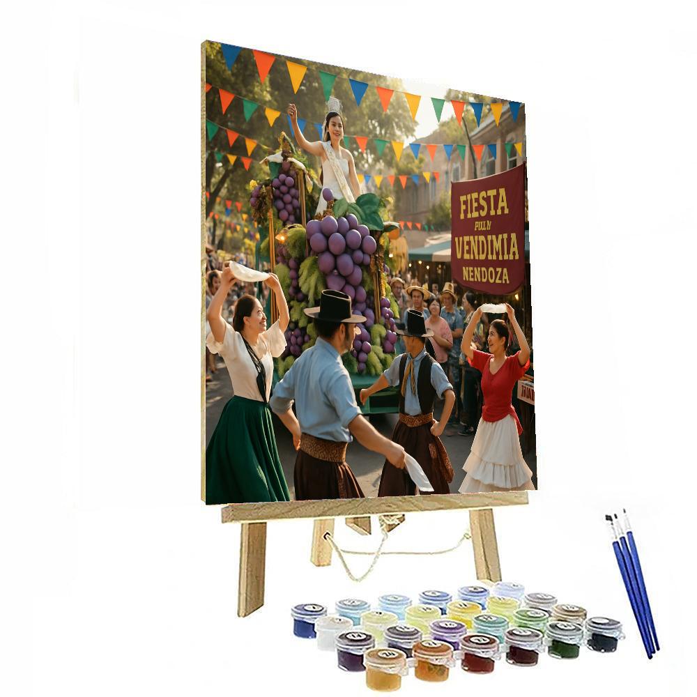 Festa Della Vendimia Number Painting