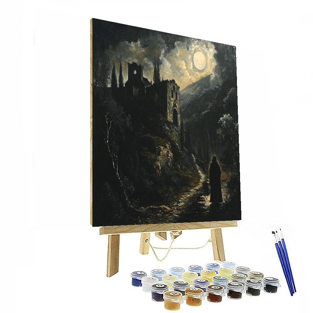 Henri Fuseli Inspired Night's Embrace - DIY Painting By Numbers Kit