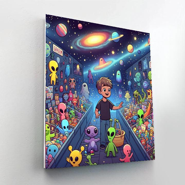Galactic Trading Post Paint By Numbers Kits