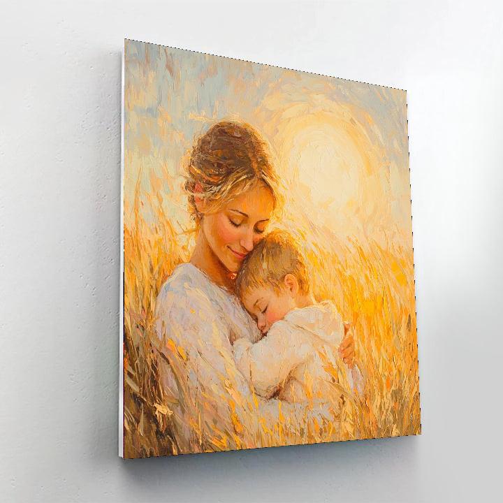 Mother's Heart Of Gold Painting Number Kit