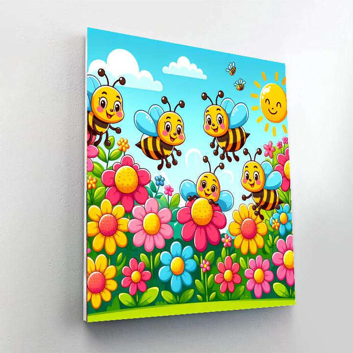 Busy Bee Workshop Painting By Numbers Kit