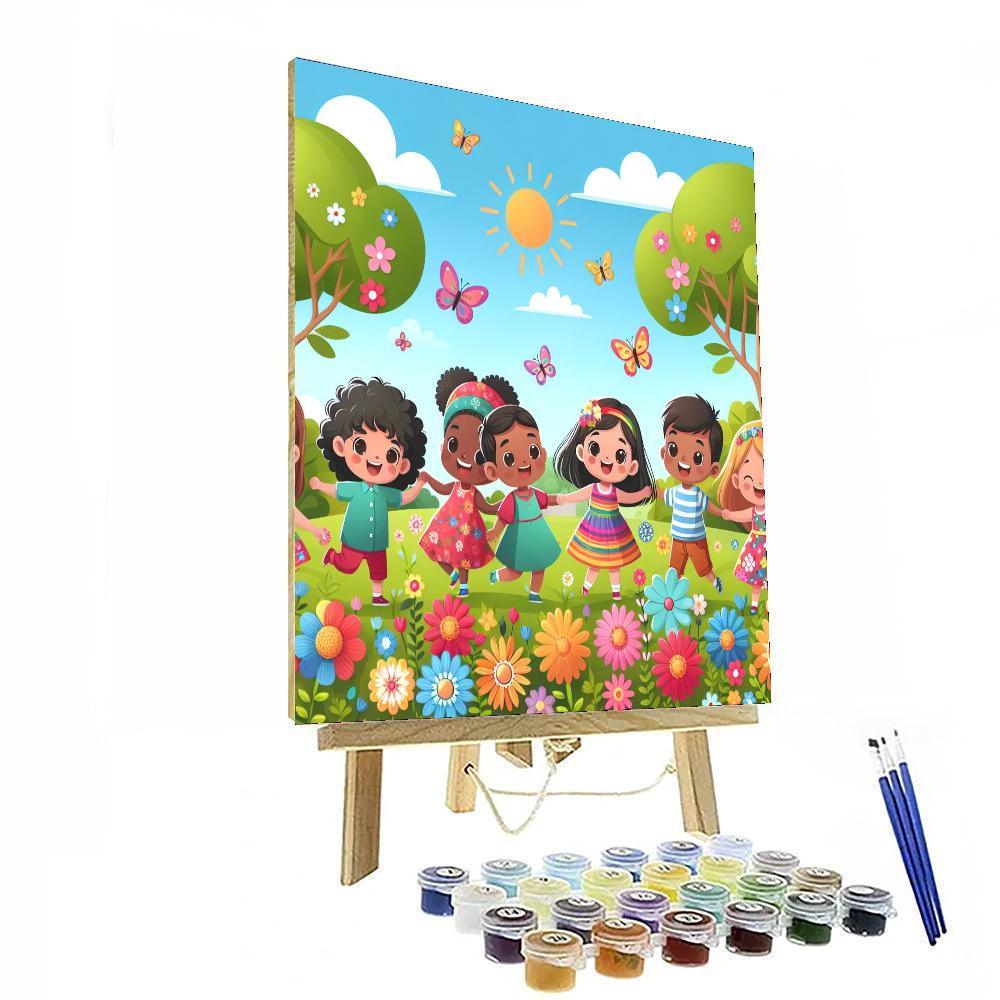Colorful Spring Celebration Paint By Numbers Kits