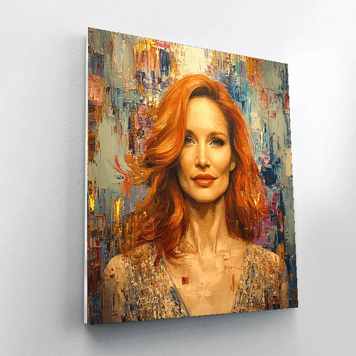 Jessica Chastain: The Talented Force Of Resilience Paint By Number