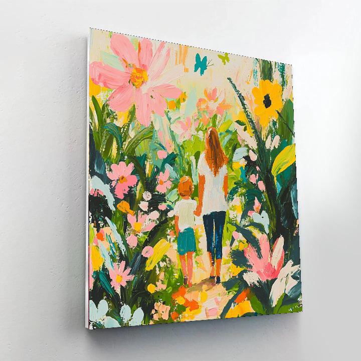 An Enchanted Garden Number Painting