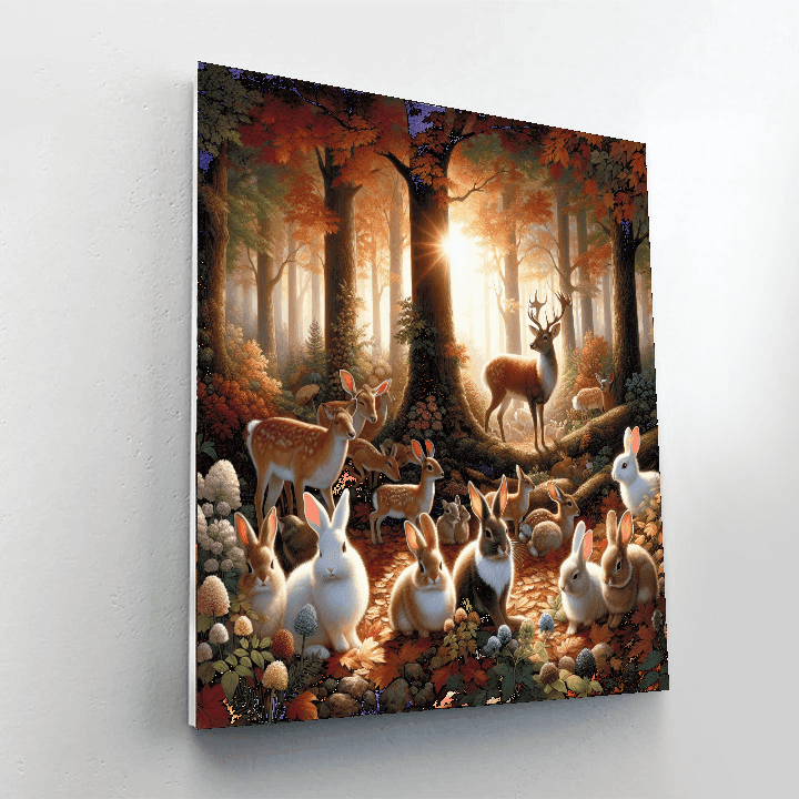 Fairy Tale Forest Friends Paint By Color