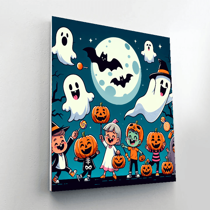 Happy Halloween Adventures DIY Paint By Numbers