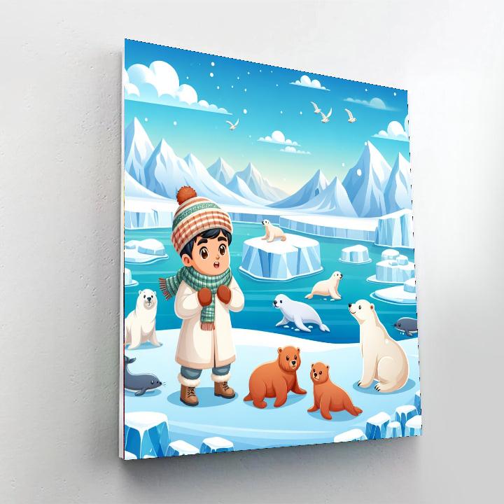 Arctic Exploration Journey Painting Number Kit