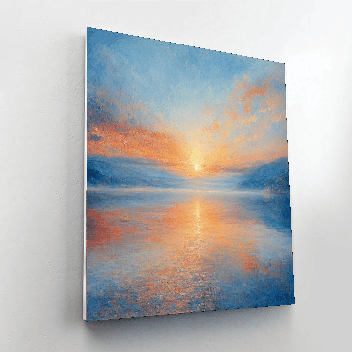 Turner Inspired Dreamy Horizons  Paint By Number